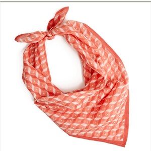 NWOT - Block Shop Textiles Correa Square Scarf in Coral